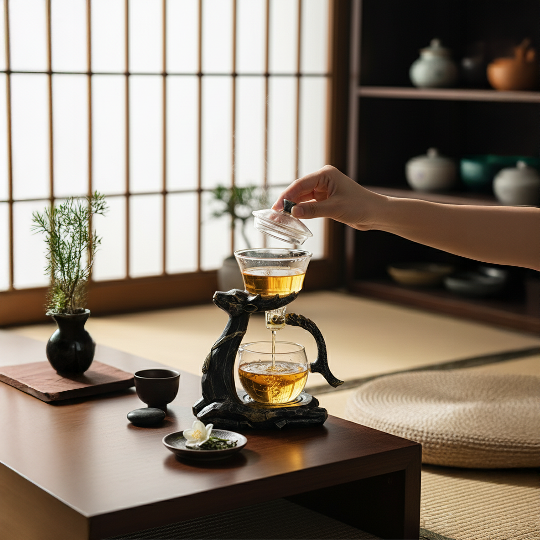 The Gilded Hart Tea Set